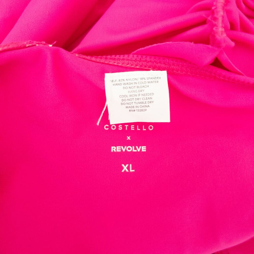 Michael Costello X Revolve Dasia Pink One Piece Swimsuit XL - Picture 8 of 10